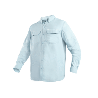 Camisa Jubae Ripstop Outwork Hombre Celeste / Beige