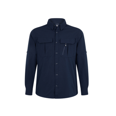 Camisa-Outwork-Abelia-hombre Azul