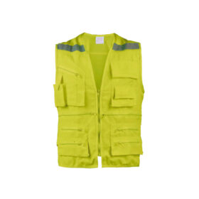 Chaleco Geólogo Multibolsillo Amarillo