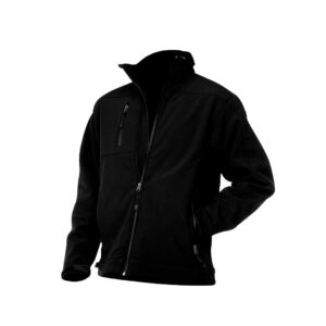 Chaqueta Softshell Premium Manga Larga Negra