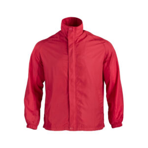 Cortaviento Basic manga Larga Hombre Rojo