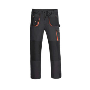 Pantalón Actium Canvas Tela Reforzada Hombre Gris/Naranjo