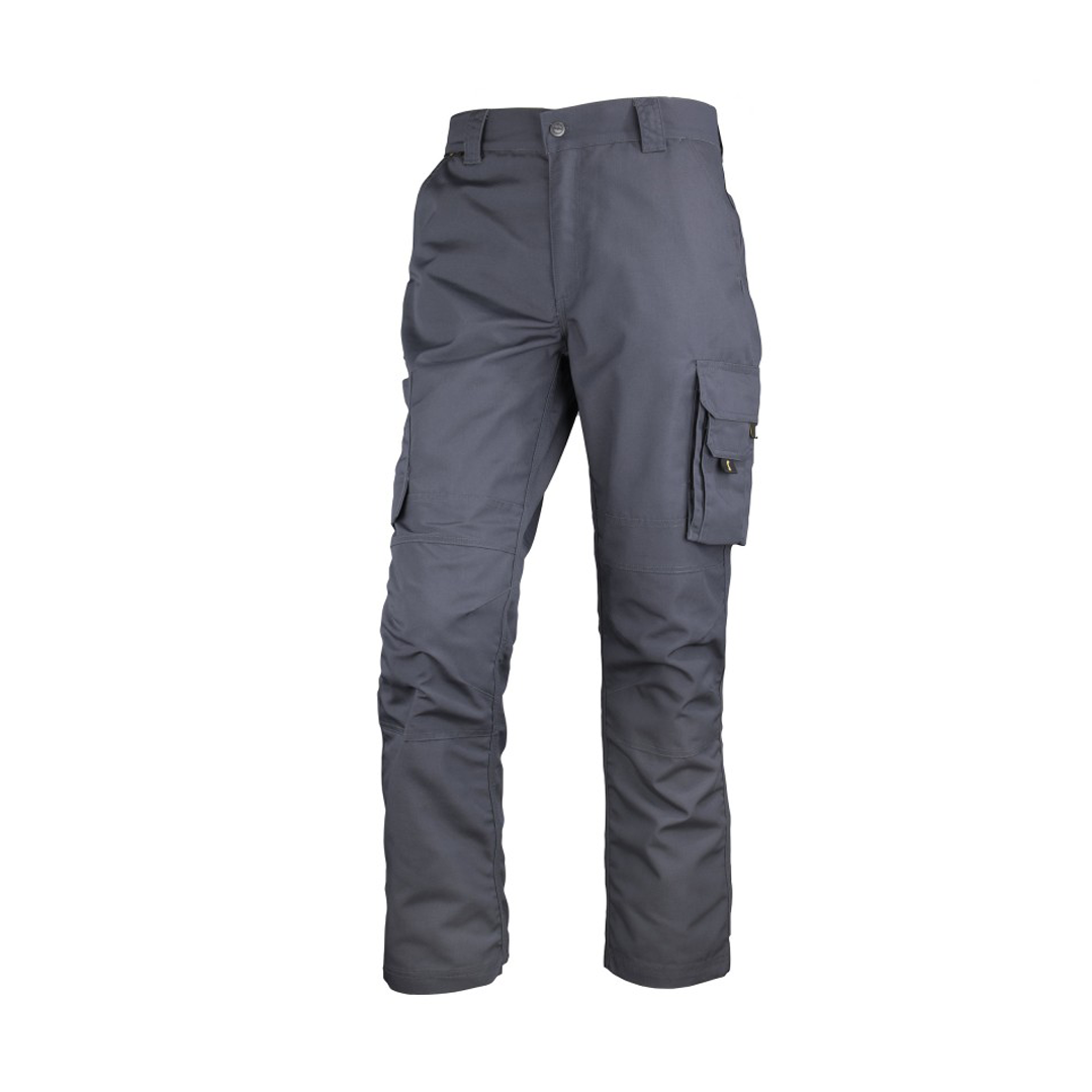 Pantalón Hombre Rodilla Reforzada Multi Bolsillo Alerce Gris