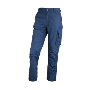 Pantalón Hombre Rodilla Reforzada Multi Bolsillo Azul