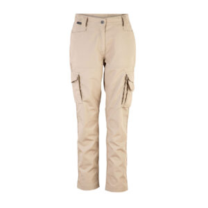 Pantalón Hombre Rodilla Reforzada Multi Bolsillo Beige