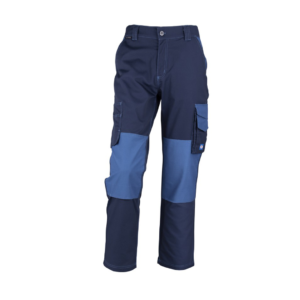 Pantalón Cargo Alerce Bicolor Rodilla Reforzada Azul / Azul Claro