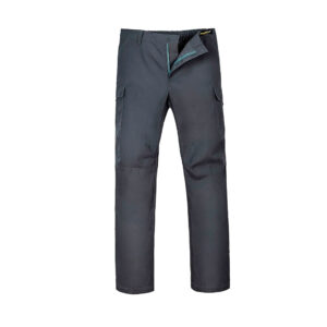 Pantalón Cargo Trabajo Poplin Hombre Gris Oscuro