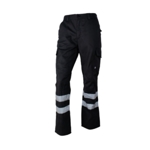 Pantalón Hombre Cargo Alerce Cinta Reflectiva Negro
