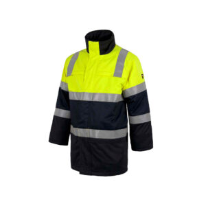Alternative view of Parka Ignífuga Protección Total Azul / Amarillo