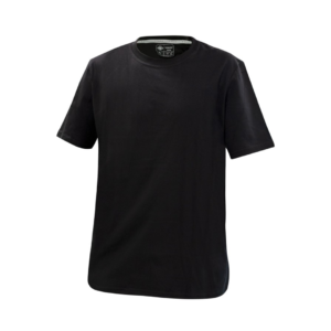 Polera Hombre Essential Soft Manga Corta Negra