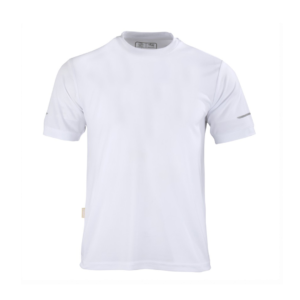 Polera Hombre Work Dry Manga Corta Blanca