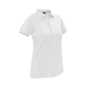Polera Polo Dryfresh Manga Corta Mujer Blanca