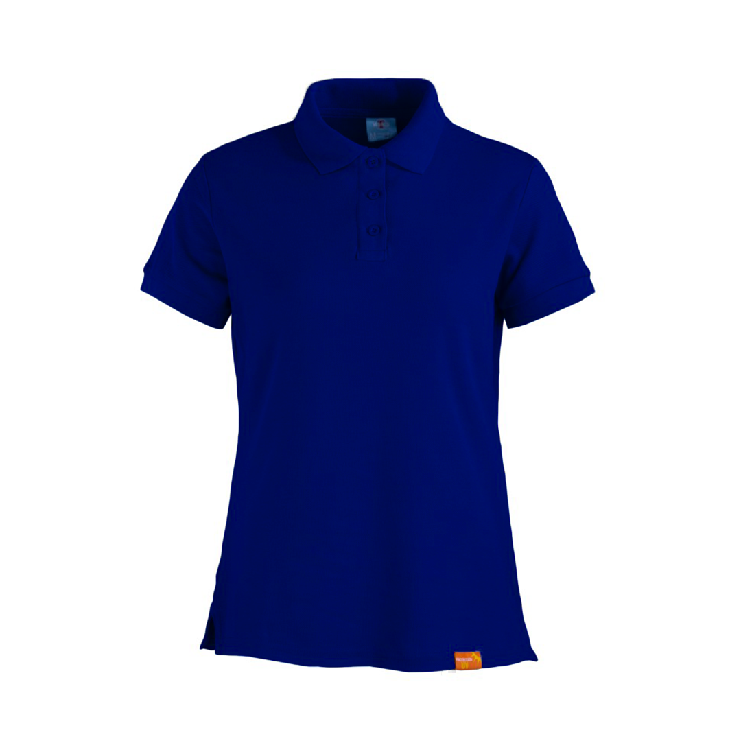 Polera Polo Manga Corta Mujer Super Premiumr Negra
