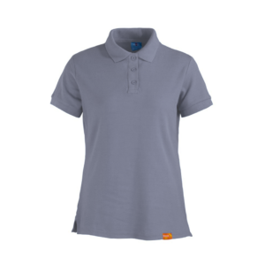 Polera Polo Manga Corta Mujer Super Premiumr Gris