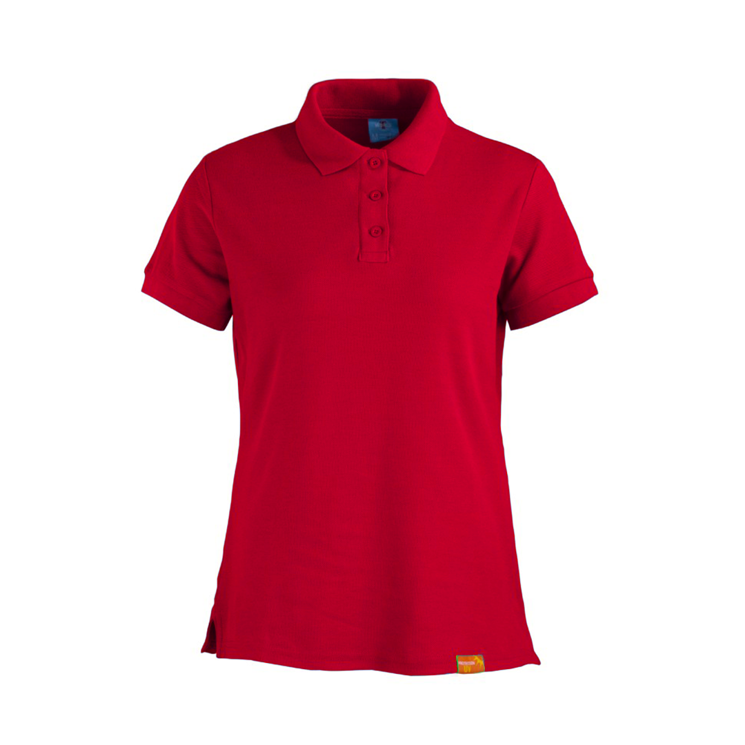 Polera Polo Manga Corta Mujer Super Premiumr Roja