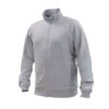 Polerón Manga Larga Full Zip Unisex Gris