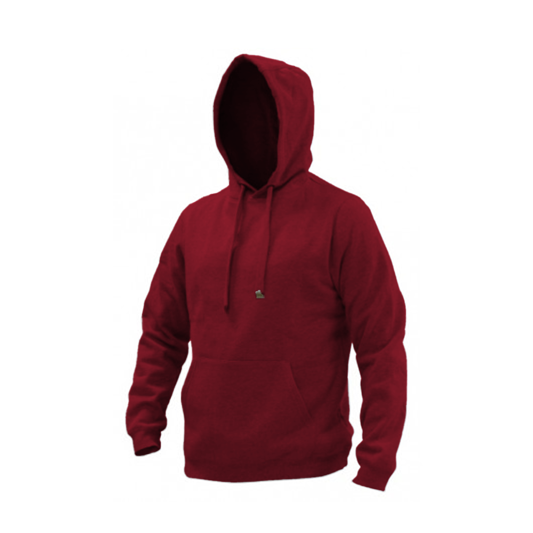 Polerón Hoodie Canguro Unisex Rojo