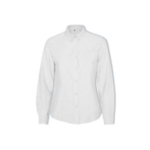 Blusa con Bolsillo M/Larga Blanca