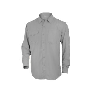 Camisa Outdoor Manga Larga Gris