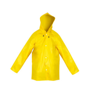 Alternative view of Impermeable Tipo Saco Con Capucha Integrada Amarillo