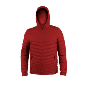 Parka con Gorro Pukem Hombre Rojo