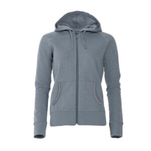 Polerón Capucha y Bolsillo Mujer Gris