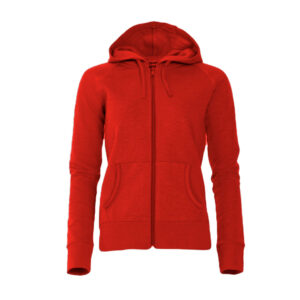 Polerón Capucha y Bolsillo Mujer Rojo
